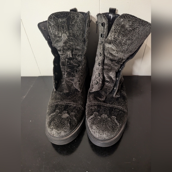 Indigo Rd Combat Style Boot Grey Size 9.5 M - Picture 2 of 8